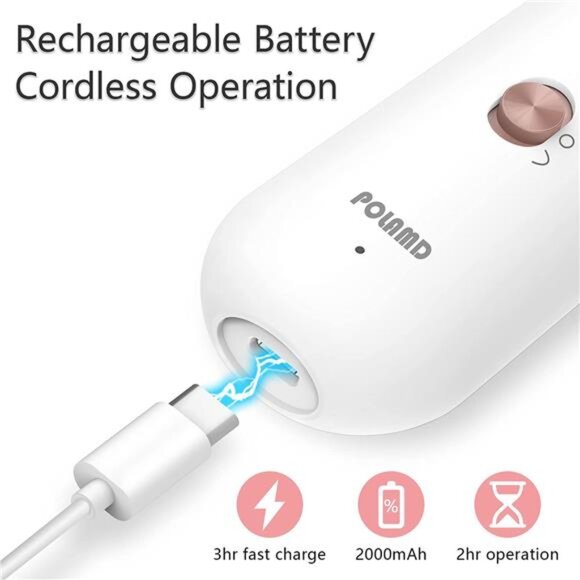 Professional Manicure Pedicure Kit, Electric Nail File Set, Cordless Electric - Picture 5 of 7